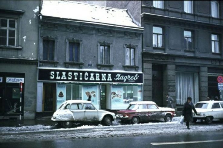 Slastičarnica Zagreb, Massarykova ulica 1970-ih godina